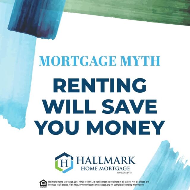 In most cases, it is less expensive to pay a mortgage payment than rent a comparable home. Plus, owning a home allows you to build equity over time. Contact us today and we will help you run the numbers. #HHM #YourCommunityLender #HallmarkHomeMortgage #eHome #hhmtv #HomeMortgage